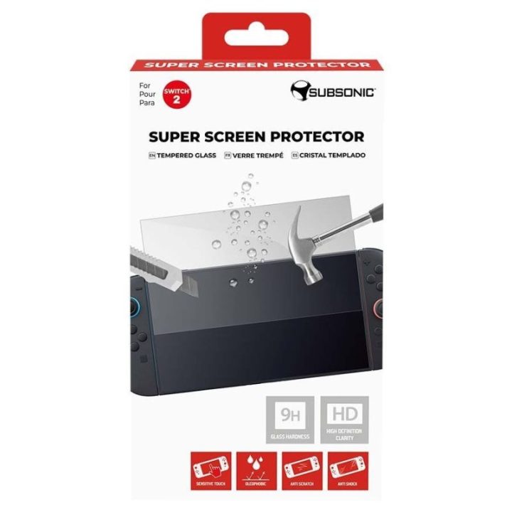 Apsauginis grūdintas stiklas Nintendo Switch 2 Subsonic, 9H