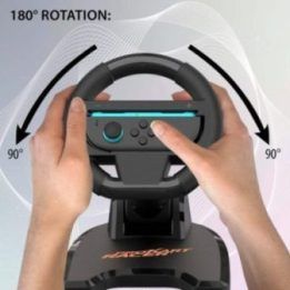 Žaidimų vairas Nintendo Switch 1/2 Subsonic Pro Kart Racer