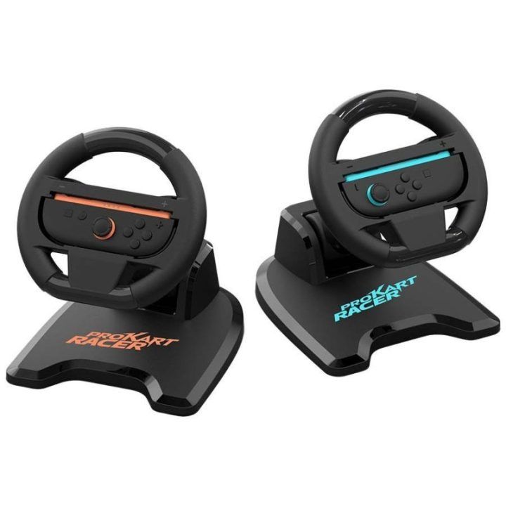 Žaidimų vairas Switch 1/2 su sulankstomu stovu Subsonic Pro Kart Racer Duo