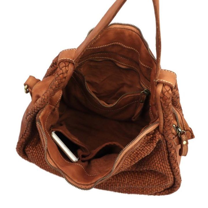 Moteriška natūralios odos rankinė VS, 33 × 26 × 13 cm