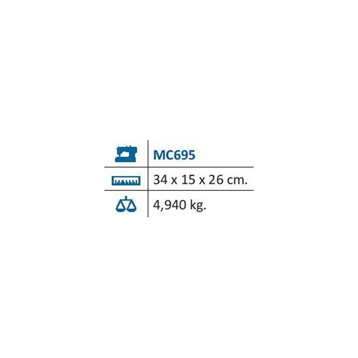 Siuvimo mašina su laisva rankena Jata Genesis MC695, 70 W
