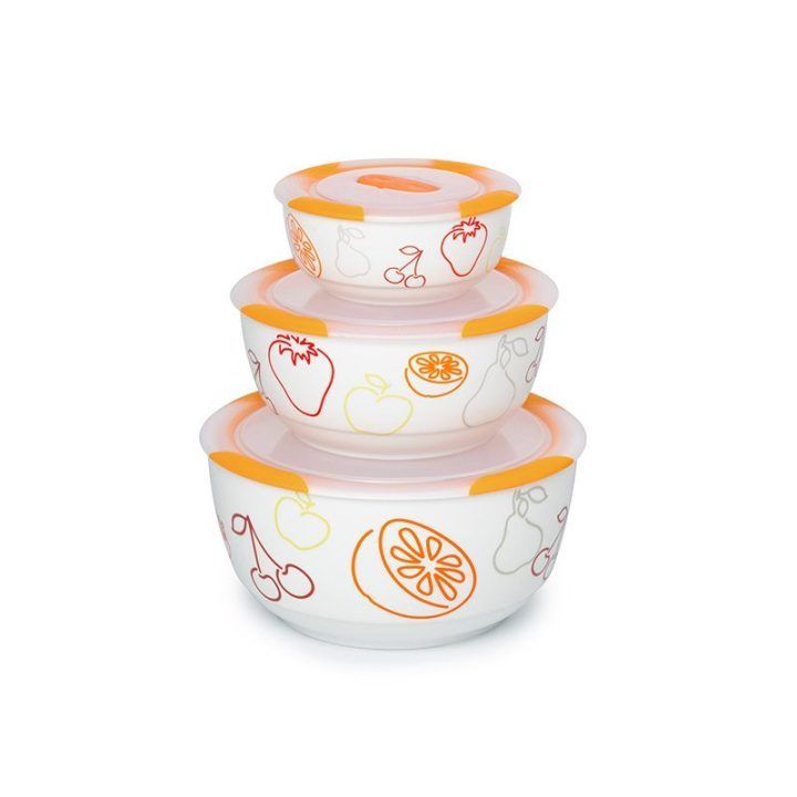Dubenų rinkinys Oursson BS2981RC/OR, 3 vnt., 1,7 l, oranžinis