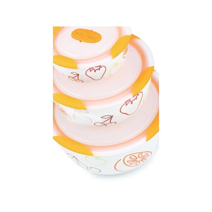 Dubenų rinkinys Oursson BS2981RC/OR, 3 vnt., 1,7 l, oranžinis