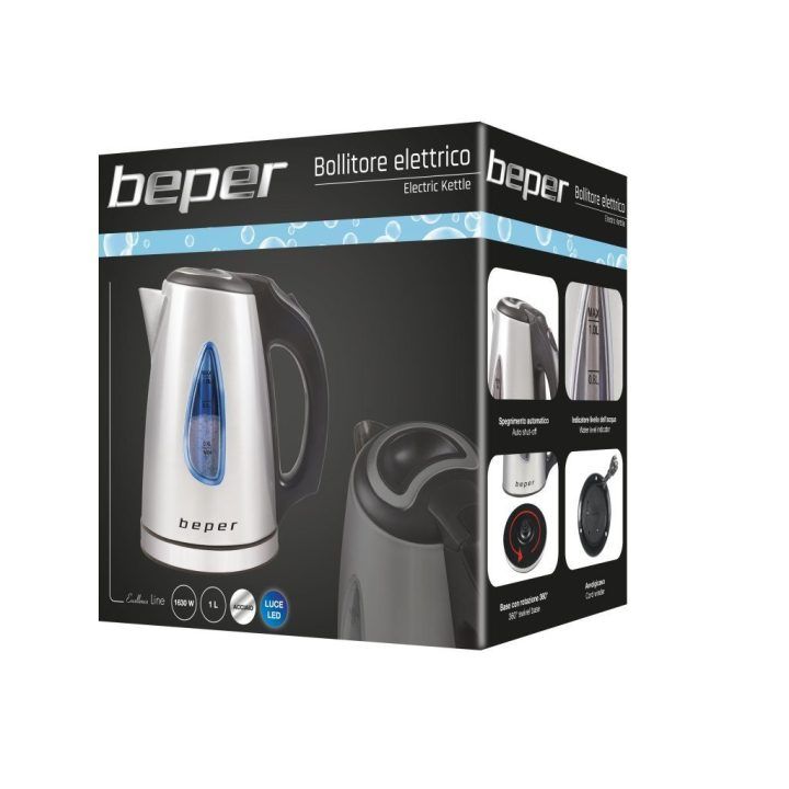 Elektrinis virdulys su nuimamu filtru Beper BB.002, 1 l, 1630 W