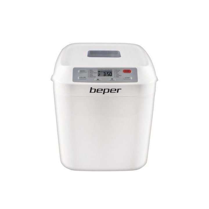 Duonkepė su 12 kepimo programų Beper BC.130, 900 g, 550 W