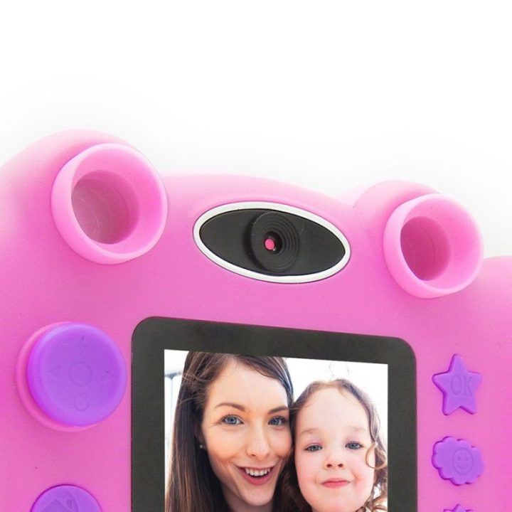 Vaikiškas skaitmeninis fotoaparatas Easypix KiddyPix Blizz, rožinis
