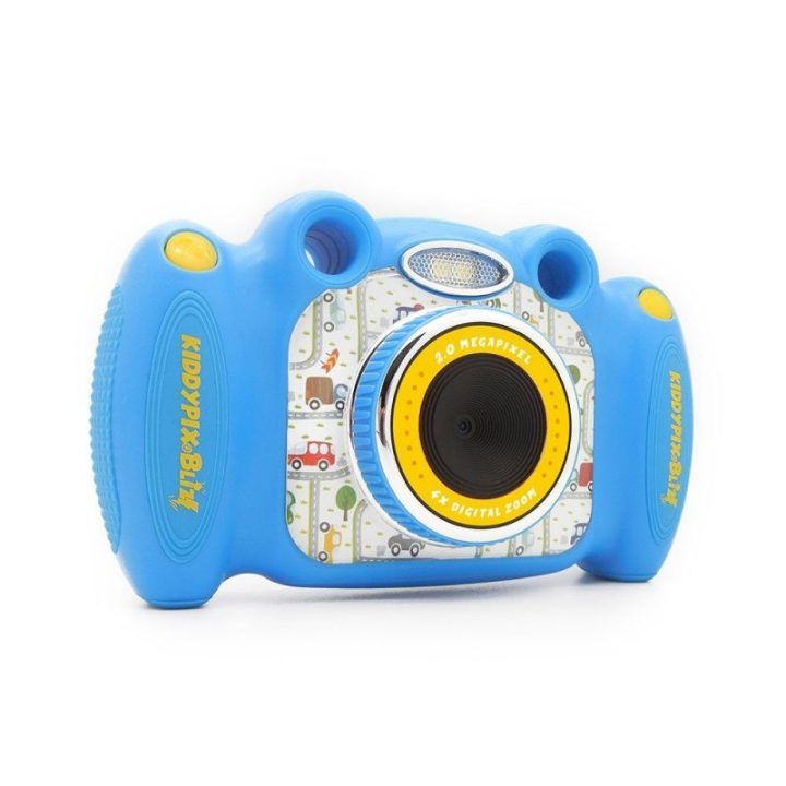 Vaikiškas fotoaparatas su dviem kameromis Easypix KiddyPix Blizz, mėlynas