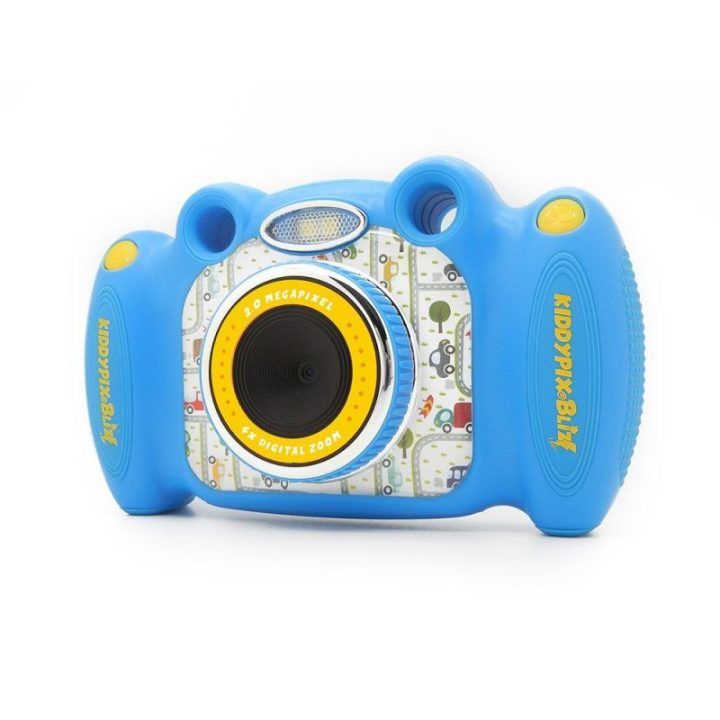 Vaikiškas fotoaparatas su dviem kameromis Easypix KiddyPix Blizz, mėlynas