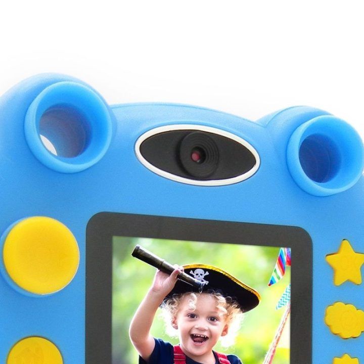 Vaikiškas fotoaparatas su dviem kameromis Easypix KiddyPix Blizz, mėlynas