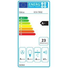 Sieninis gartraukis Edesa ECV-7832, 820 m³/h, nerūdijančiojo plieno ir baltos spalvos