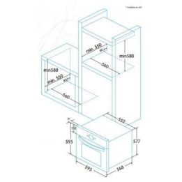 Elektrinė orkaitė Edesa EOE-5020 X, 70 l, nerūdijančiojo plieno