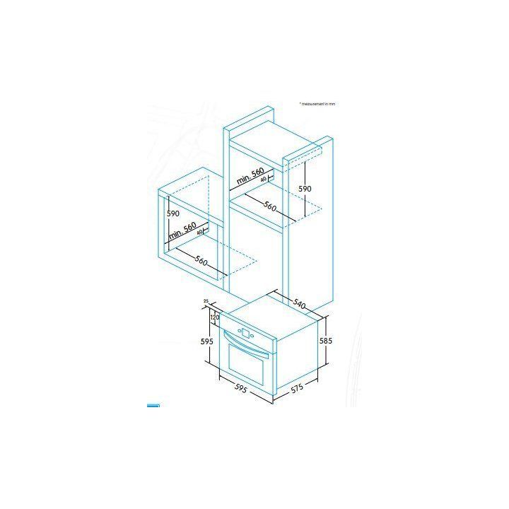 Elektrinė pirolizinė orkaitė Edesa EOE-8030 P X, 65 l, nerūdijančiojo plieno spalvos