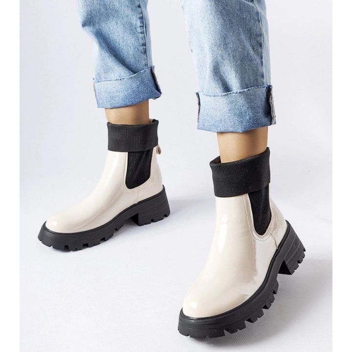 Breolungi smėlio spalvos slip-on bagger batai