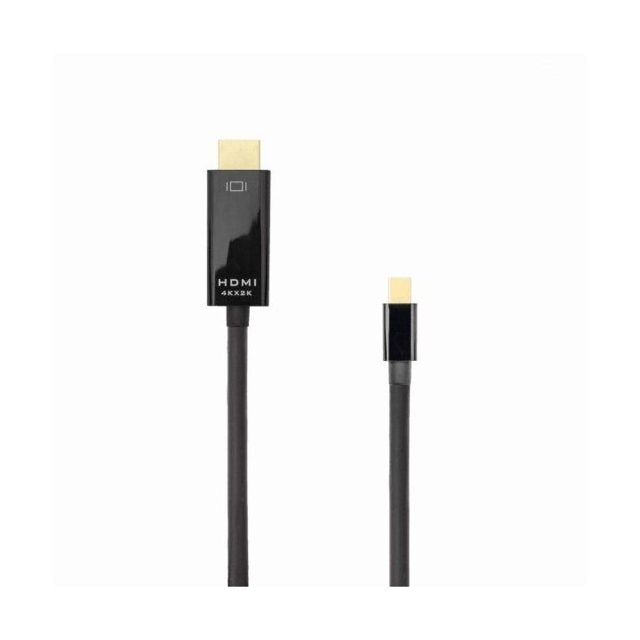 HDMI–Mini DisplayPort kabelis Sbox, 2 m, juodas