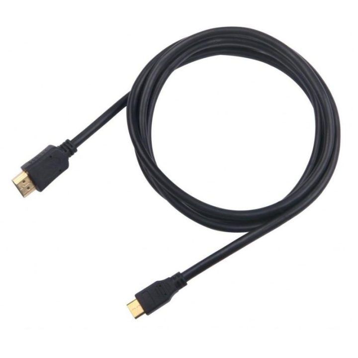 HDMI–Mini HDMI kabelis Sbox, 2 m, juodas
