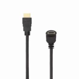 HDMI kabelis su 90° kampine jungtimi Sbox HDMI-90-15/R, 1,5 m, juodas
