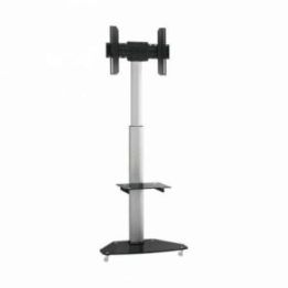 Mobilus televizoriaus stovas Sbox FS-500, 37–70 colių, sidabro ir juodos spalvos