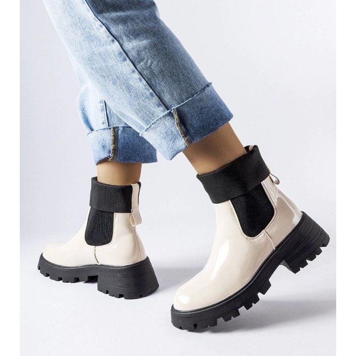 Breolungi smėlio spalvos slip-on bagger batai