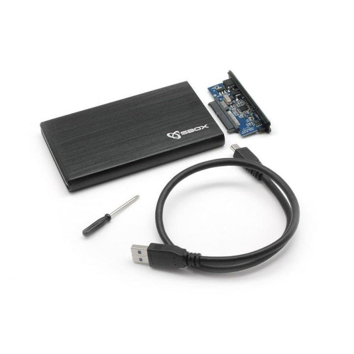Išorinis HDD / SSD dėklas Sbox HDC-2562B, 2,5 colio, juodas