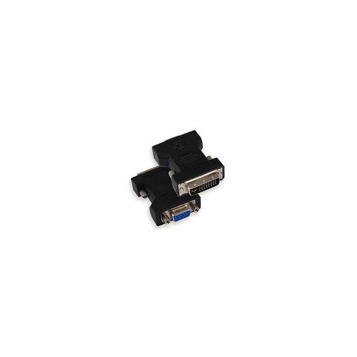 DVI–VGA adapteris su DVI kištuku ir VGA lizdu Sbox AD.DVI-VGA, juodas