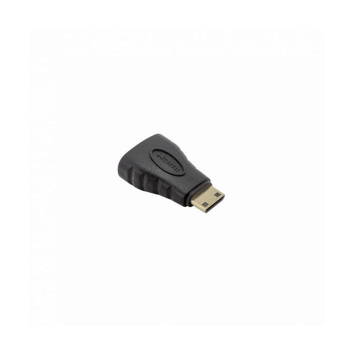 HDMI adapteris su HDMI A lizdu ir HDMI C kištuku Sbox AD.HDMI-MINI/R, juodas