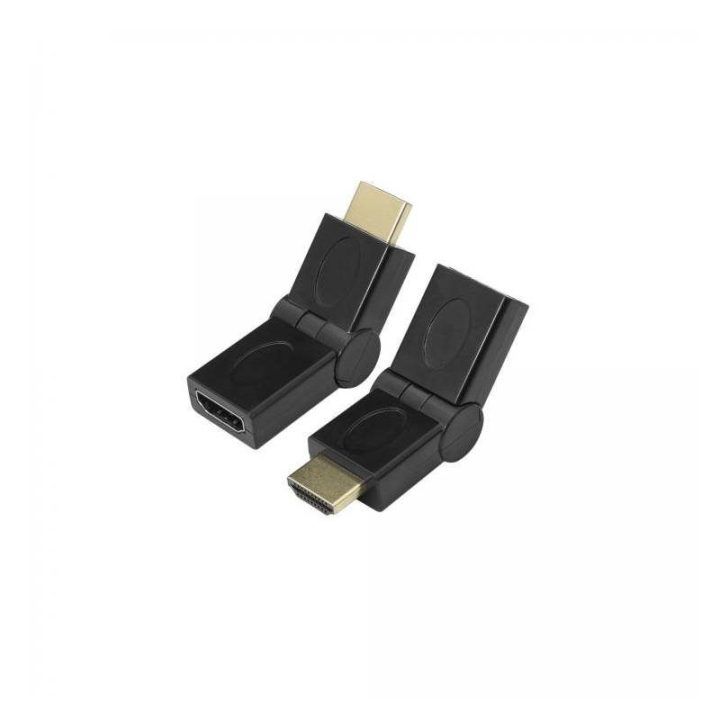 HDMI adapteris su 180° pasukimo kampu Sbox AD.HDMI-180, juodas