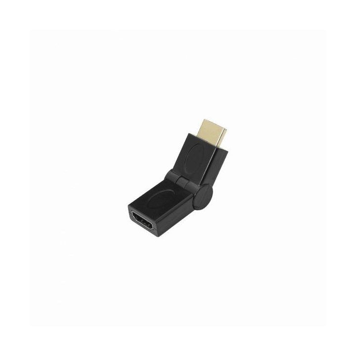HDMI adapteris su 180° pasukimo kampu Sbox AD.HDMI-180, juodas