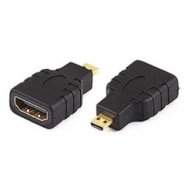 HDMI adapteris su HDMI lizdu ir Micro HDMI kištuku Sbox AD.HDMI-MICRO, juodas