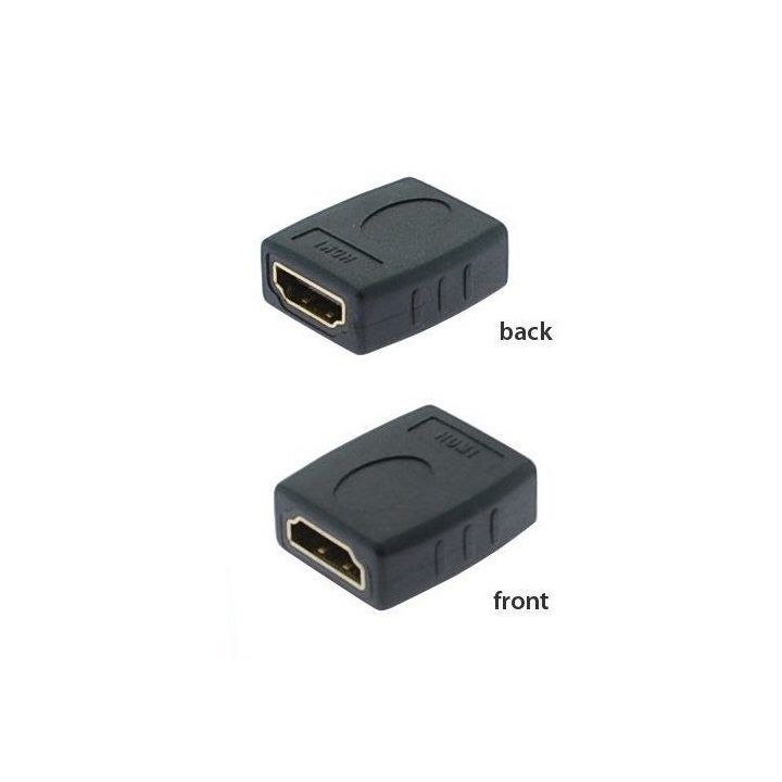 HDMI adapteris su dviem HDMI A lizdais Sbox, juodas