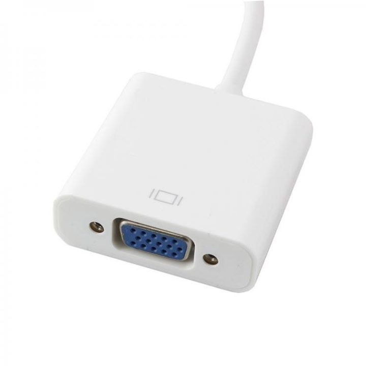 HDMI–VGA adapteris su 3,5 mm garso jungtimi Sbox AD.HDMI-VGA+A, 0,2 m, baltas