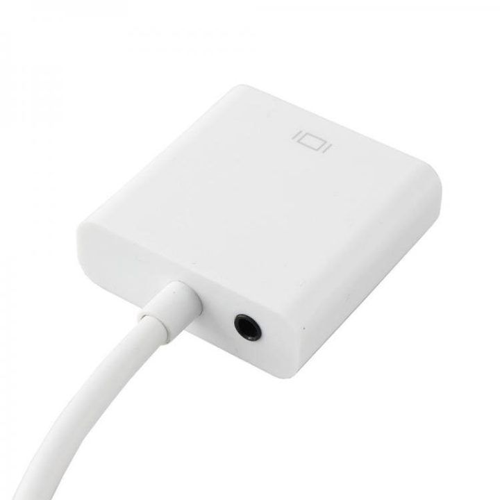 HDMI–VGA adapteris su 3,5 mm garso jungtimi Sbox AD.HDMI-VGA+A, 0,2 m, baltas