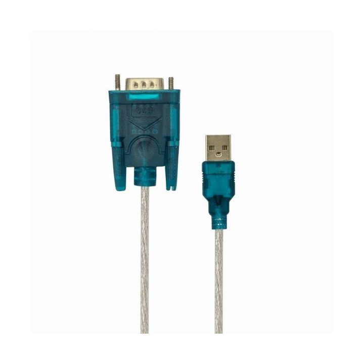 USB–RS-232 kabelis Sbox USB-RS232/R, 2 m, skaidrus
