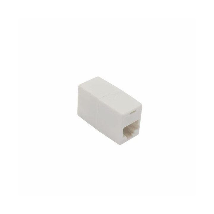 RJ-45 tinklo kabelio jungtis Sbox, Cat 5e, balta