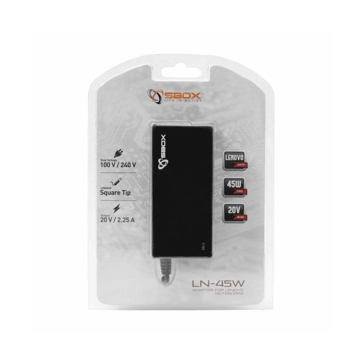 Nešiojamojo kompiuterio maitinimo adapteris Lenovo Sbox LN-45W, 45 W