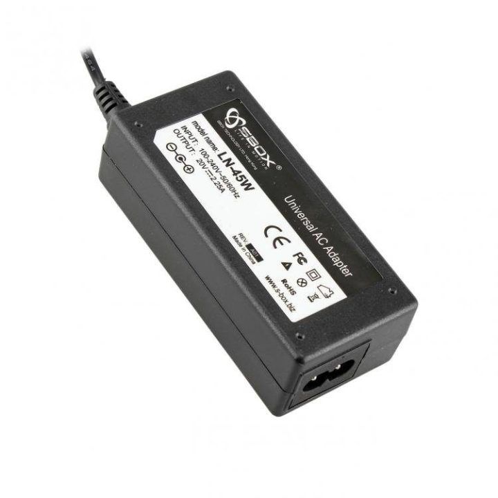 Nešiojamojo kompiuterio maitinimo adapteris Lenovo Sbox LN-45W, 45 W