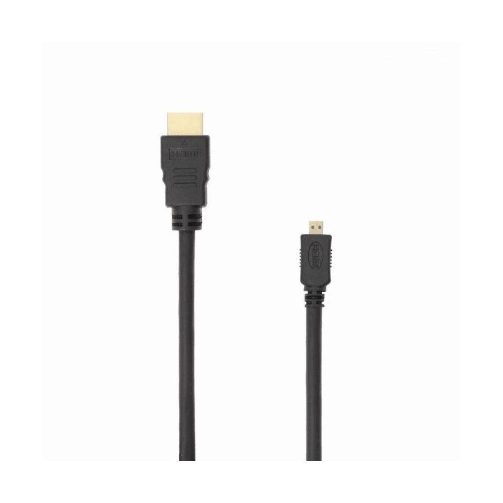 HDMI kabelis su HDMI ir micro HDMI jungtimis Sbox HDMI-MICRO/R, 2 m, juodas
