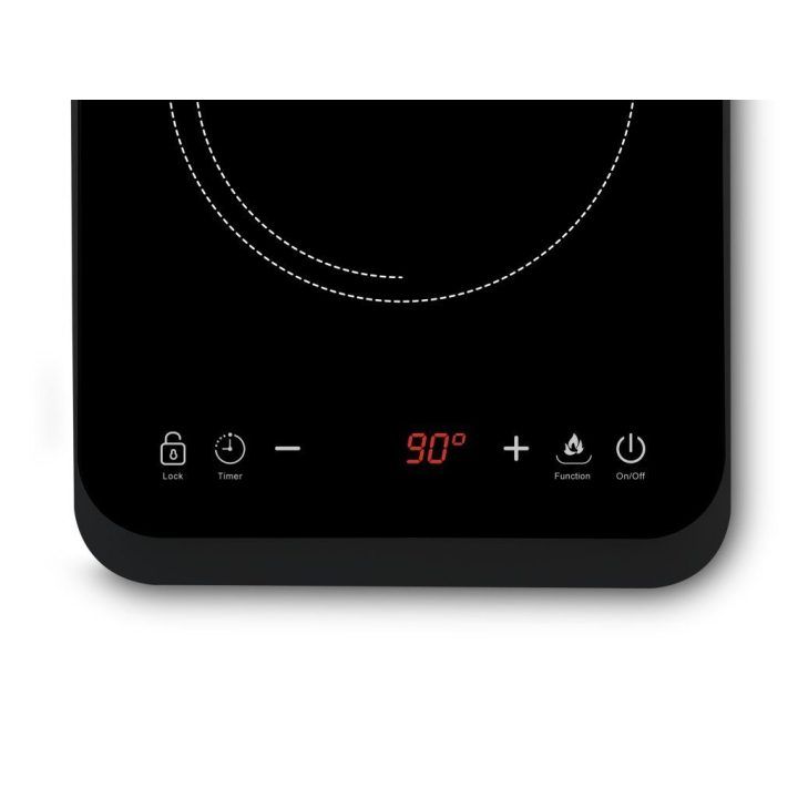 Indukcinė kaitlentė su 10 galios ir 10 temperatūros lygių Beper BF.700, 2000 W