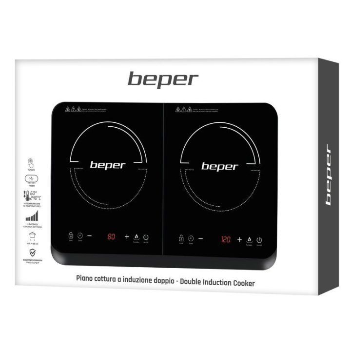 Dviguba indukcinė kaitlentė Beper BF.720, 3500 W