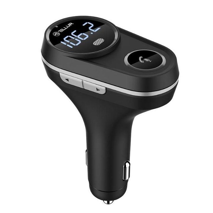 Automobilinis Bluetooth FM siųstuvas Tellur FMT-B5, juodas