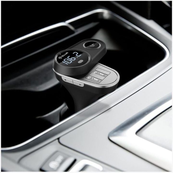 Automobilinis Bluetooth FM siųstuvas Tellur FMT-B5, juodas