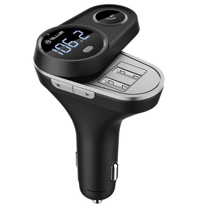 Automobilinis Bluetooth FM siųstuvas Tellur FMT-B5, juodas