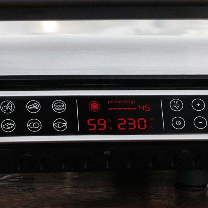 Elektrinis grilis Gastroback Design BBQ Advanced Control, 2000 W, juodas su balta