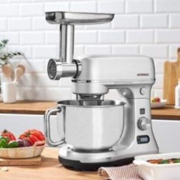 Virtuvinis kombainas su mėsmale Gastroback Design Advanced Digital, 600 W, 5 l, nerūdijančiojo plieno spalvos