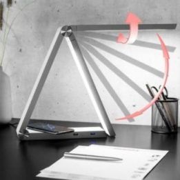 LED stalinė lempa su Qi įkrovikliu ir USB jungtimis Gastroback Design LED Light Charge