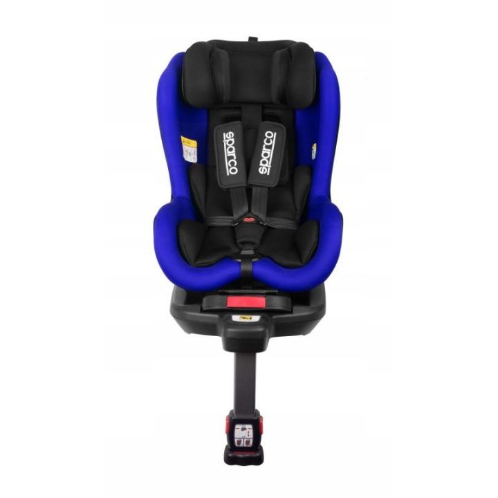 Vaikiška automobilinė kėdutė Sparco SK500I, iki 18 kg, juoda su mėlyna