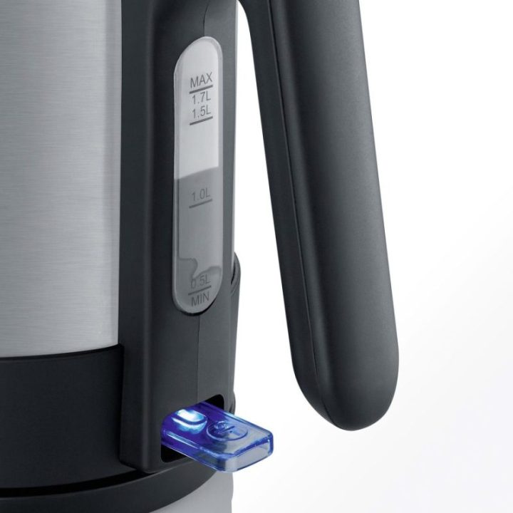 Nerūdijančio plieno elektrinis virdulys Severin WK 3409, 1,7 l, 2 200 W, juodas