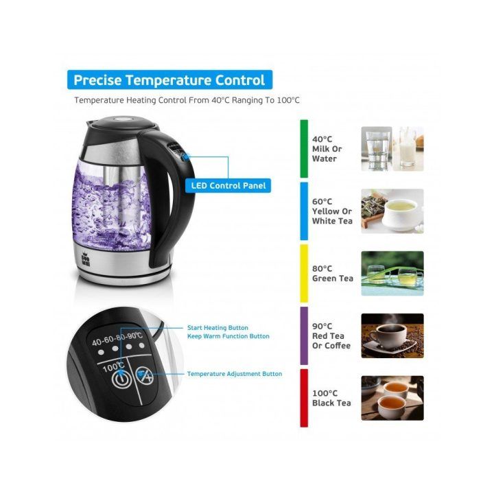 Elektrinis virdulys su arbatos filtru ForMe FKG-428, 1,8 l, 1850–2200 W