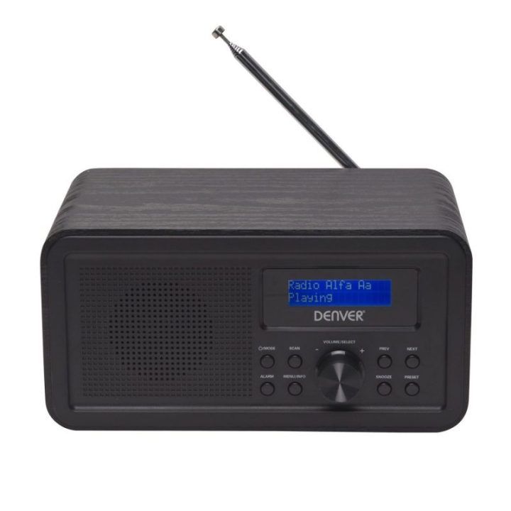Skaitmeninis DAB+ radijas Denver DAB-30, juodas