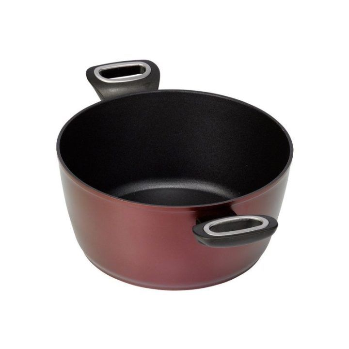 Aliumininis puodas su grūdinto stiklo dangčiu Jata CF924, 24 cm, 4 l