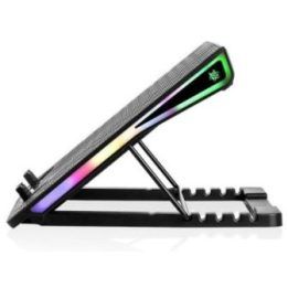 Nešiojamojo kompiuterio aušinimo stovas su RGB apšvietimu Tracer Wing, iki 17,3 colio